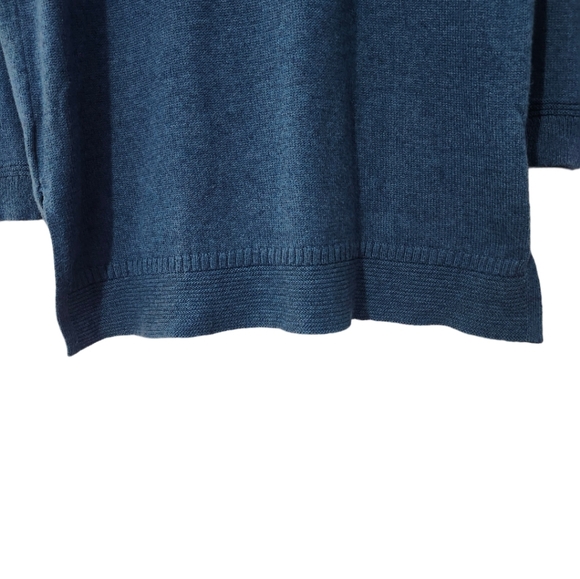 NWOT Old Navy Women's S Long sleeve Tunic Top Sweater Blue - Picture 5 of 16